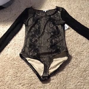 Long Sleeve Lace Bodysuit